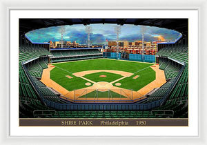 Shibe Park 1950 - Framed Print