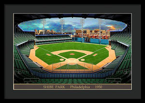 Shibe Park 1950 - Framed Print