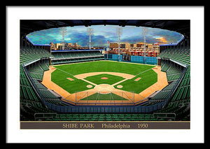 Shibe Park 1950 - Framed Print