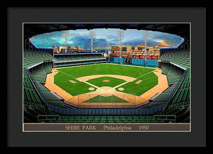 Shibe Park 1950 - Framed Print