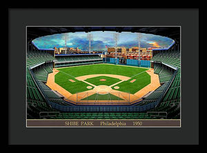 Shibe Park 1950 - Framed Print