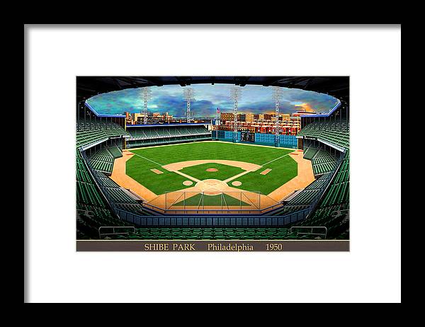 Shibe Park 1950 - Framed Print