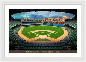 Shibe Park 1950 - Framed Print