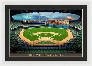 Shibe Park 1950 - Framed Print