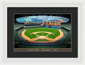 Shibe Park 1950 - Framed Print