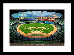 Shibe Park 1950 - Framed Print