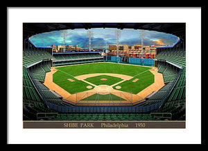 Shibe Park 1950 - Framed Print