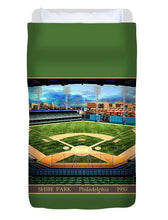Load image into Gallery viewer, Shibe Park 1950 - Duvet Cover
