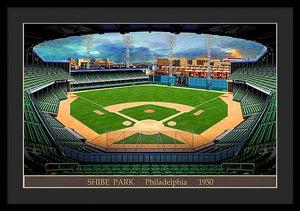 Shibe Park 1950 - Framed Print