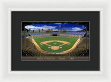 Load image into Gallery viewer, Sicks Stadium 1969 - Framed Print
