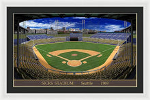 Load image into Gallery viewer, Sicks Stadium 1969 - Framed Print
