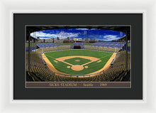 Load image into Gallery viewer, Sicks Stadium 1969 - Framed Print
