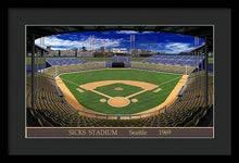 Load image into Gallery viewer, Sicks Stadium 1969 - Framed Print
