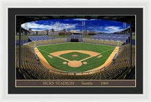 Load image into Gallery viewer, Sicks Stadium 1969 - Framed Print
