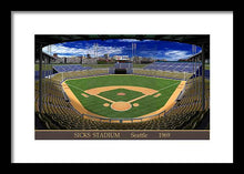 Load image into Gallery viewer, Sicks Stadium 1969 - Framed Print
