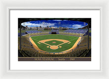 Load image into Gallery viewer, Sicks Stadium 1969 - Framed Print
