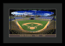 Load image into Gallery viewer, Sicks Stadium 1969 - Framed Print
