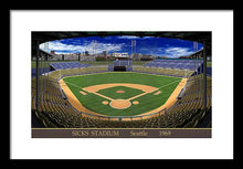 Load image into Gallery viewer, Sicks Stadium 1969 - Framed Print
