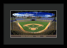 Load image into Gallery viewer, Sicks Stadium 1969 - Framed Print
