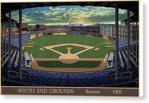 South End Grounds 1903 - Canvas Print