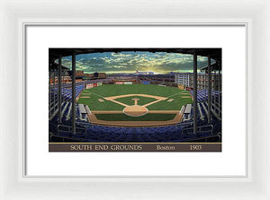 South End Grounds 1903 - Framed Print