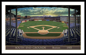 South End Grounds 1903 - Framed Print