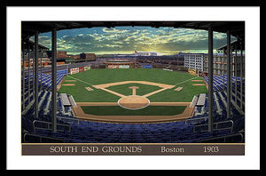 South End Grounds 1903 - Framed Print