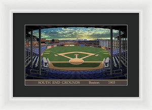 South End Grounds 1903 - Framed Print