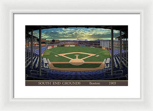 South End Grounds 1903 - Framed Print