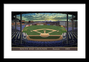 South End Grounds 1903 - Framed Print