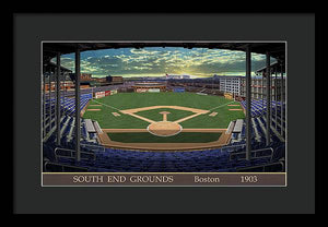 South End Grounds 1903 - Framed Print