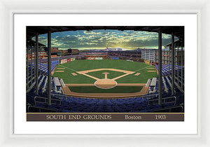 South End Grounds 1903 - Framed Print