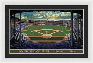 South End Grounds 1903 - Framed Print