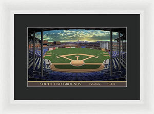 South End Grounds 1903 - Framed Print