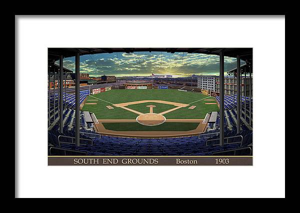 South End Grounds 1903 - Framed Print