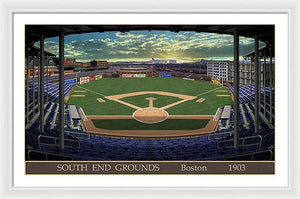 South End Grounds 1903 - Framed Print