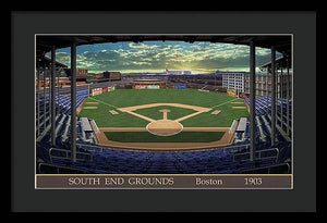 South End Grounds 1903 - Framed Print