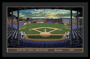 South End Grounds 1903 - Framed Print