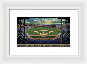 South End Grounds 1903 - Framed Print