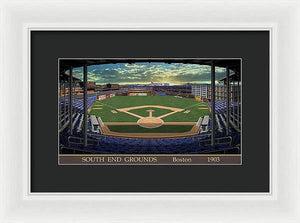 South End Grounds 1903 - Framed Print