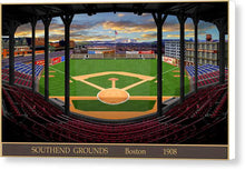 Load image into Gallery viewer, South End Grounds 1908 - Canvas Print
