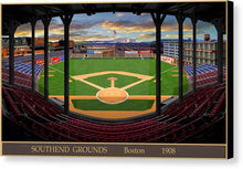 Load image into Gallery viewer, South End Grounds 1908 - Canvas Print
