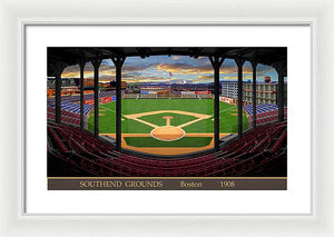 South End Grounds 1908 - Framed Print