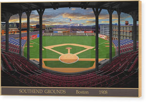 South End Grounds 1908 - Wood Print