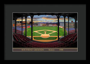 South End Grounds 1908 - Framed Print