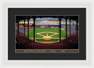 South End Grounds 1908 - Framed Print