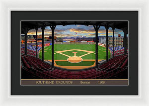 South End Grounds 1908 - Framed Print