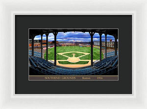 South End Grounds 1914 - Framed Print