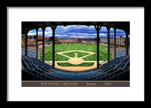 South End Grounds 1914 - Framed Print