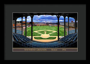 South End Grounds 1914 - Framed Print